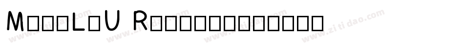 MingLiU Regular字体转换